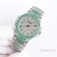 Luxury Replica Patek Philippe Nautilus Ladies 35.2mm Green Diamond Watch (2)_th.jpg